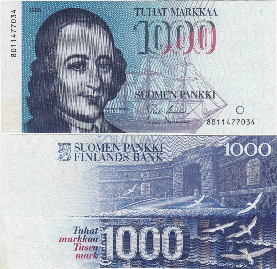1000 Markkaa 1986 8011477034